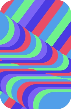 Link 4 Striped Ribbon